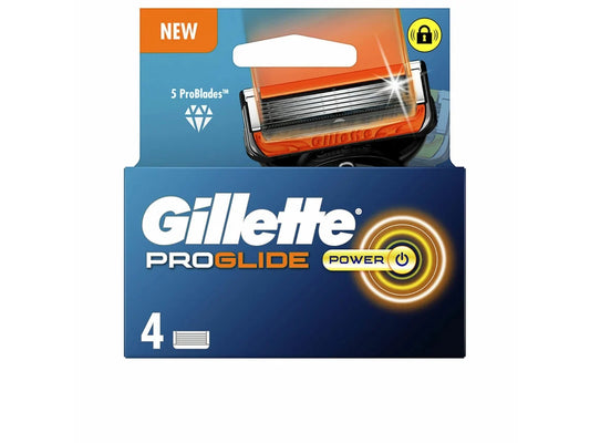 Gillette Fusion Proglide Power Recarga 4 unidades